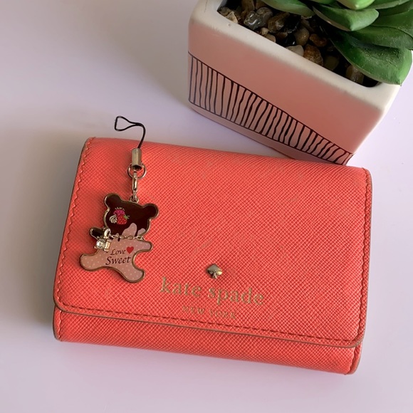kate spade Handbags - Kate Spade Snap Wallet + Charm